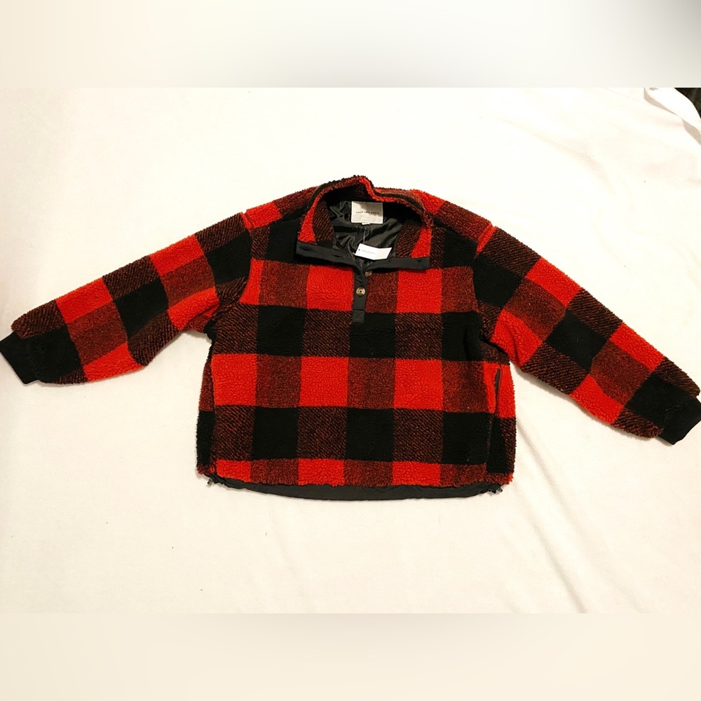 Fleece quarter zip jacket